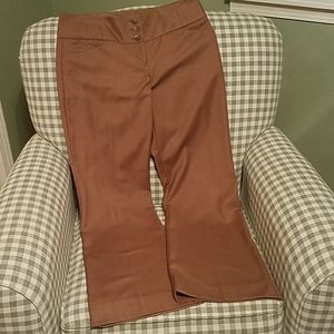 Brown wide leg pants